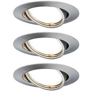 Lámpara Empotrada LED Base Coin 3x5W Regulable 3 Niveles IP23 Hierro Mate