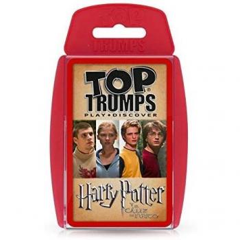 Top Trumps Harry Potter y El Caliz de Fuego | Juego de Cartas Educativo. Utiliza tus conocimientos sobre tus personajes favoritos para ganar - Versión en Español