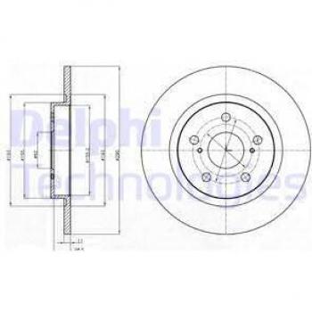 Disco de freno DELPHI BG4200C, tipo: disco de freno, características: alta calidad, diseño optimizado para rendimiento, resistencia a la corrosión, adecuado para una variedad de vehículos