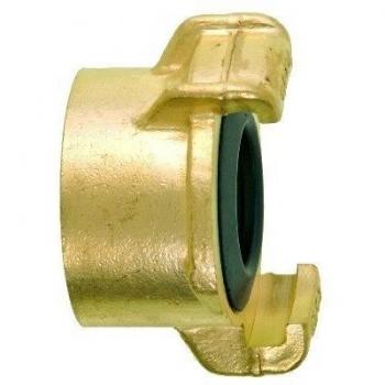 Conector roscado GEKA Plus de latón con rosca interior de 1 1/4