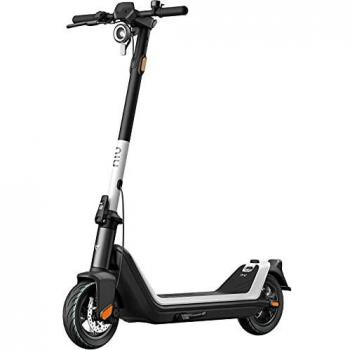 NIU Patinete Eléctrico para Adultos, 40km de Autonomía Velocidad Máxima 25km/h Motor de 300W, Plegado Sencillo Ruedas más Anchas para Desplazamientos Cotidianos más Cómodos y Confortables
