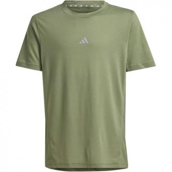 Camiseta de fitness Adidas Training Aeroready niño verde, manga corta, talla 164