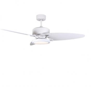 Ventilador de Techo DC Cross 30W Blanco 3 Aspas Blanco Haya