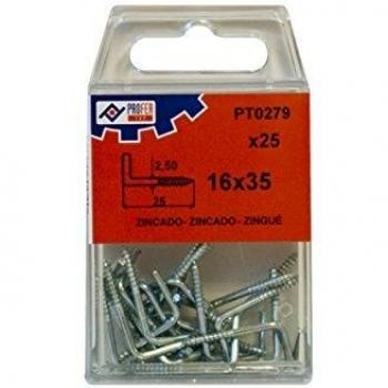 PROFER TOP - Escarpias Rosca Zn C/25 Pzs Profer Top 16X35