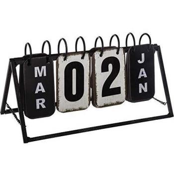 CALENDRIER PERPETUEL METAL VINTAGE
