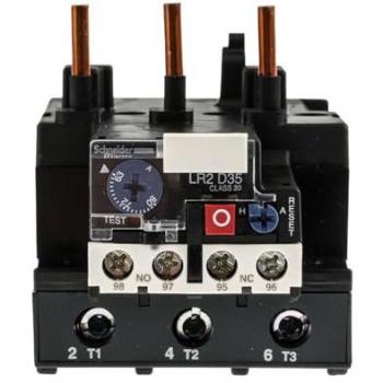 Relé Térmico Schneider Electric TeSys LRD LR2D3563, 63-80 A, Clase 20, dimensiones 100mm x 75mm x 121mm