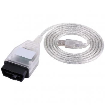 Qiilu Coche K + DCAN OBD2 Cable USB de diagnóstico FT232RQ + Herramientas INPA Ediabas NCS para BMW