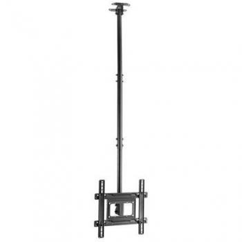 Cromad Soporte de Techo para TV de 32-70 - Inclinable y Giratorio - Gestión de Cables - Peso Máximo 50kg - VESA 400x400mm