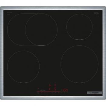 Placa de inducción Bosch Serie 6 PIF645HB1E, 60 cm, autárquica, con zona para asar y control mediante Home Connect