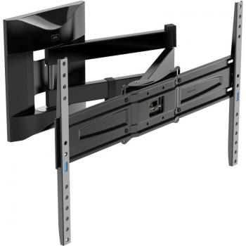 Soporte de Pared para TV Meliconi Slimstyle Plus 600 SDR, Inclinable y Orientable, Compatible con TVs de 50 a 82, Capacidad Máxima 40 kg, VESA 300/400/