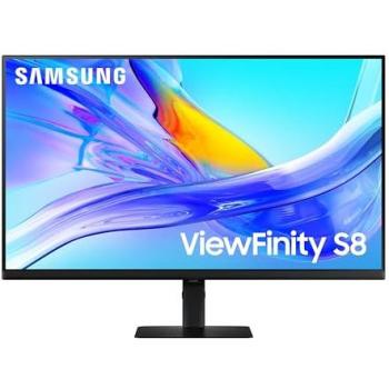 Monitor LCD Samsung ViewFinity S8 de 32 - 3840 x 2160 (4K UHD) - IPS - 60Hz - 5 ms - HDR10 - USB-C, HDMI, DisplayPort