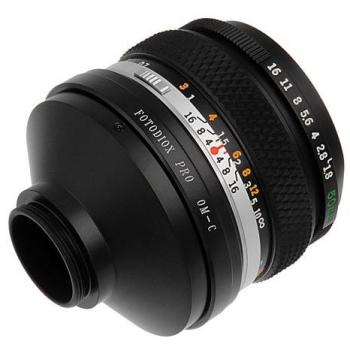 Fotodiox Pro Lens Mount Adapter for Olympus Zuiko OM (35mm) lens to C-mount Movie Cameras and CCTV Cameras