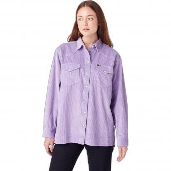 Chaqueta Sobrecamisa Western Lila para Mujer Wrangler