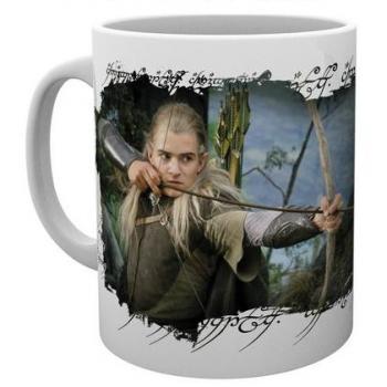 Taza de cerámica con diseño de Legolas, personaje de El Señor de los Anillos