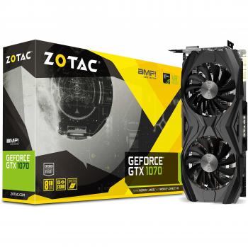 Zotac GeForce GTX 1070 AMP Core Edition GeForce GTX 1070 8GB GDDR5 - Tarjeta gráfica