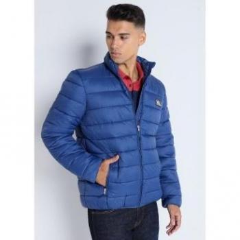 Abrigo puffer acolchado azul para hombre de Victorio & Lucchino