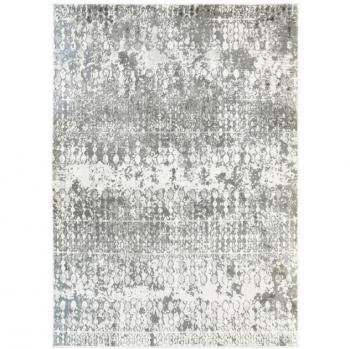Alfombra extra suave gris plata 120 x 170 cm