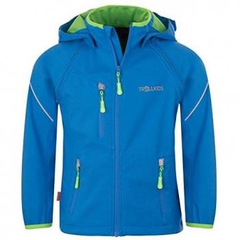 Trollkids Niños Chaqueta Softshell Rondane, Color Azul Brillante Talla 5 años