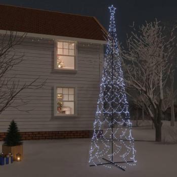 Árbol de Navidad Cónico Blanco Frío 3000 LED 230x800 cm