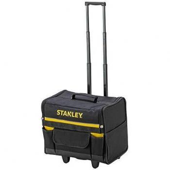 STANLEY 1-97-515 - Bolsa rígida con ruedas, 44.5 x 25.5 x 42 cm, Color Negro / Gris