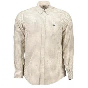 Harmont & Blaine Elegant White Cotton Long Sleeve Shirt - XXL, Casual Shirts, Male, Regular Fit