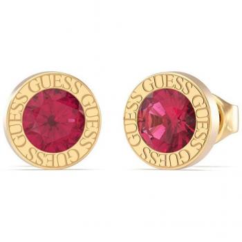 Guess Ladies Earrings JUBE02244JWYGCOTU - Pendientes Color my day de acero dorado