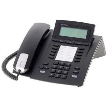 Teléfono Analógico Agfeo ST 22 con Identificador de Llamadas - Negro