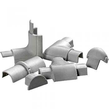 D-Line D-16/08 W kit - Organizador de cable, blanco