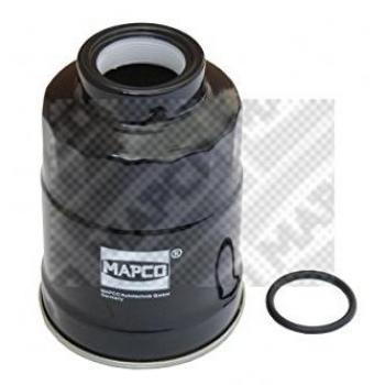 Filtro de combustible MAPCO 63502, compatible con múltiples vehículos, diseñado para filtrar impurezas del combustible, fabricado con materiales de alta calidad para asegurar durabilidad y rendimiento óptimo, fácil instalación y mantenimiento
