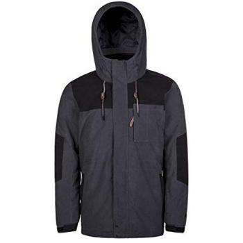 Protest Slice Chaqueta, Hombre, Negro/Gris, L