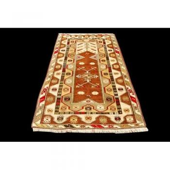 Alfombra Kilim Anudada a Mano Certificada 205x118 cm