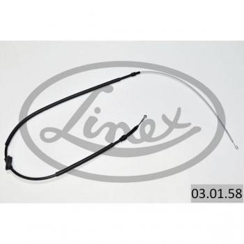 LINEX 03.01.58 Cable de freno mano para SEAT Leon I Hatchback, SKODA Octavia y VOLKSWAGEN Golf 4