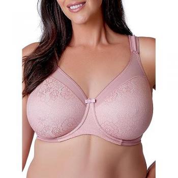 Berlei Beauty Everyday Underwired Minimiser Bra - Pink, Size 38G