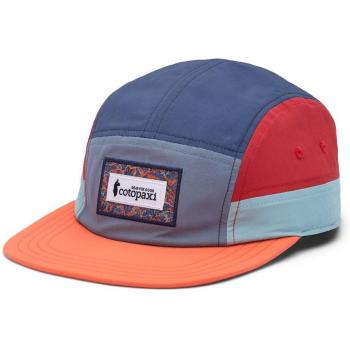 Gorra unisex Cotopaxi Altitude Tech 5-Panel azul naranja rojo