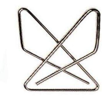 CSP 1-D - Pack de 12 clips niquelados