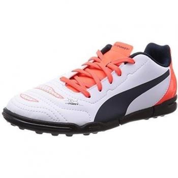 Puma Evopower 4.2 Tt Jr - Zapatillas de fútbol Unisex Niños, Blanc