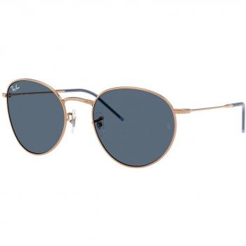 Ray-Ban RBR0103S Round Reverse 92023A Men's Gold Sunglasses 55mm