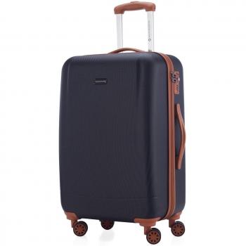 HAUPTSTADTKOFFER Wannsee Maleta rígida giratoria, 68 cm, 63 litros, color Azul oscuro