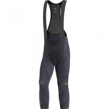 Gore Wear C3 - Culotte Largo con Tirantes 3/4 para Hombre, Talla M, Color Negro