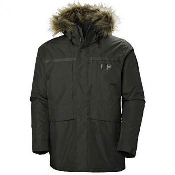 Helly Hansen Coastal 2 Men's Waterproof and Breathable Parka in Olive Green, Size L
