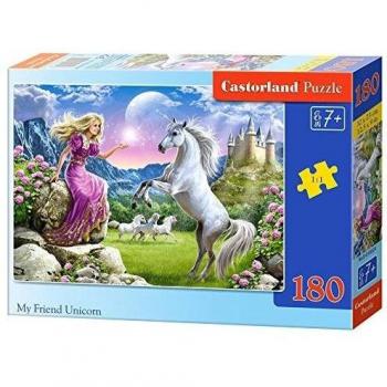 Puzzle Castorland Mi Amigo Unicornio 180 Piezas 7+