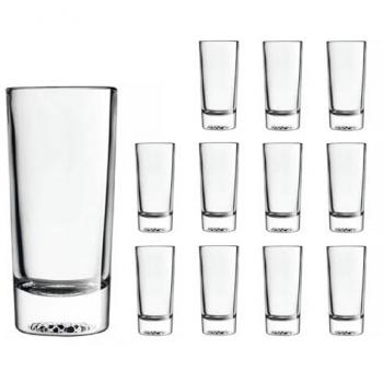Vasos de Chupito Crisal Libbey 4 cl (12 Unidades) - Set Multicolor