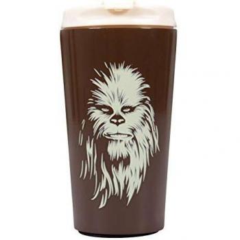 Half Moon Bay MUGTSW06 Taza de Viaje metálica Chewbacca, Star Wars, Metal