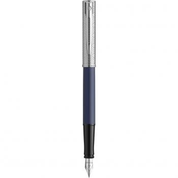 Waterman Allure Deluxe Blue Lacquered Fountain Pen Fine Nib 17x5x2 cm