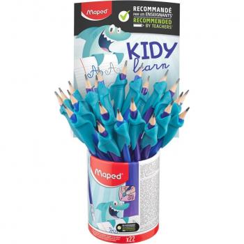 Lápices de grafito Maped HB con goma borrar + adaptador ergonómico cubilete 853502