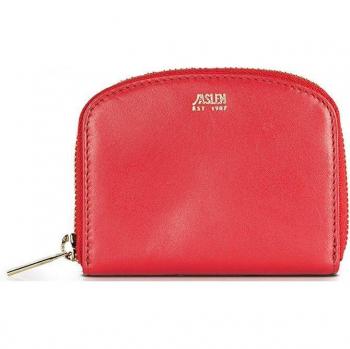 Monedero de mujer Georgia de piel con protección Rfid en color rojo