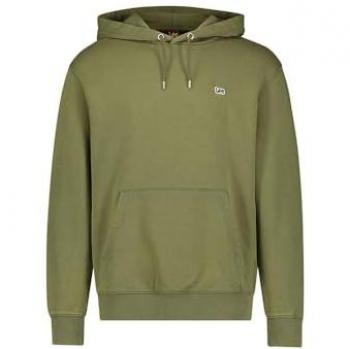 Sudadera con Capucha Lisa Lee para Hombre en Verde Mercantil, Talla L