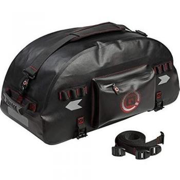 QBag - Bolsa Trasera para Moto, Impermeable, 50 litros, Color Negro, Unisex, Multiusos, para Todo el año, poliéster