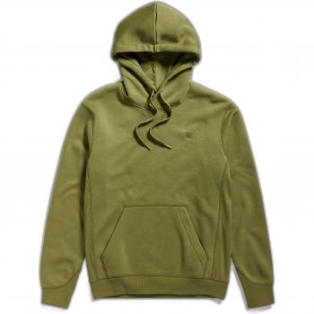 G-Star Premium Core Green Cotton Hoodie