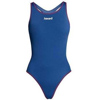Bañador de entrenamiento Jaked Milano mujer azul/rojo IT 46